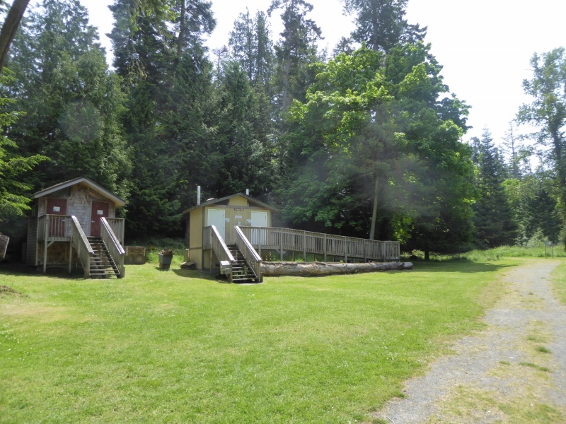 The main facilities at Jones Island