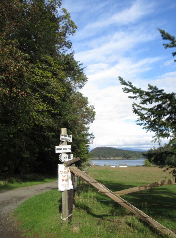 The main intersection on the island!