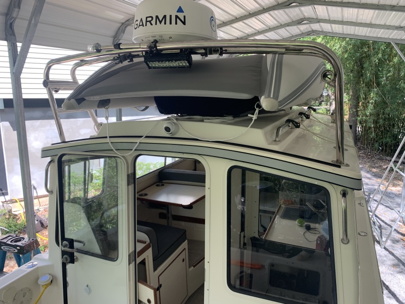 The main issue was no clearance between AC and Radar Frame