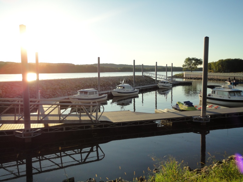 The marina at Guttenberg