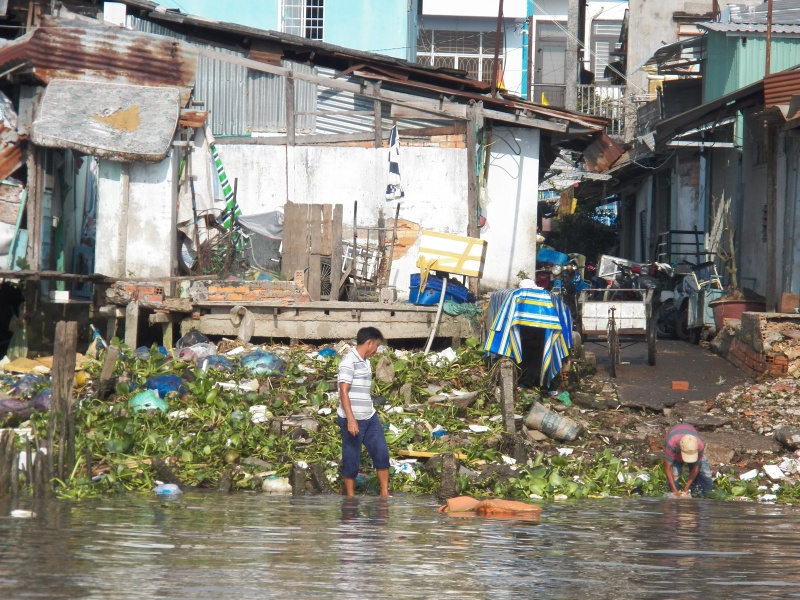 The Mekong has been used commercially for centuries and it shows.