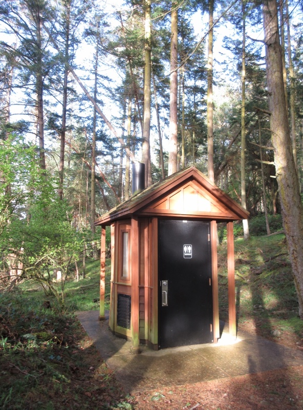 The most critical facilities at the site, especially after the 2.5 mile hike.