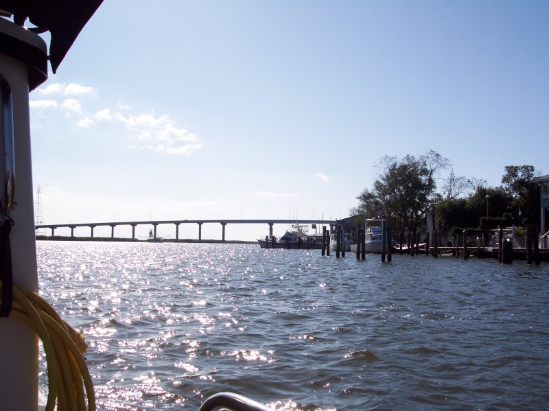 The mouth of Scipio Creek, heading out for home
