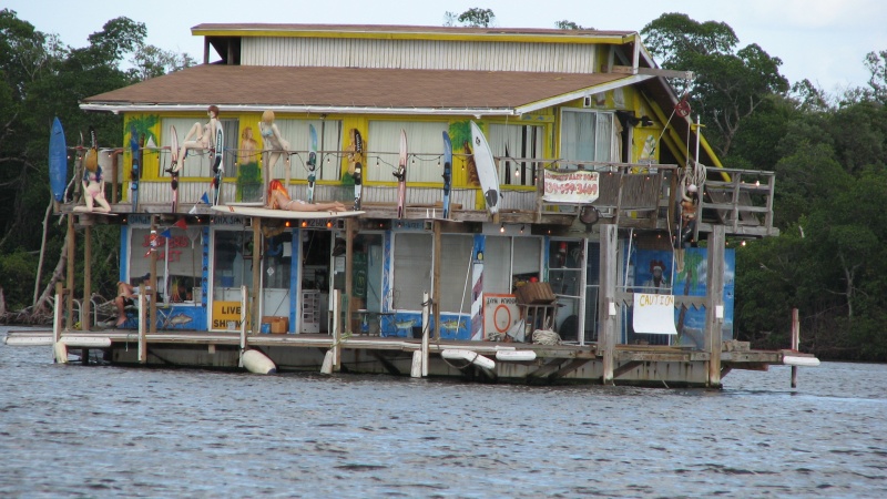 The name of this place must be "Party Central", in Fort Myers bay.