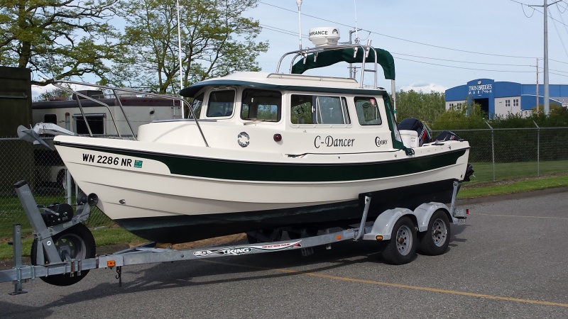 The "new" detailed C-Dancer.  Looking great for a 10-year old boat.