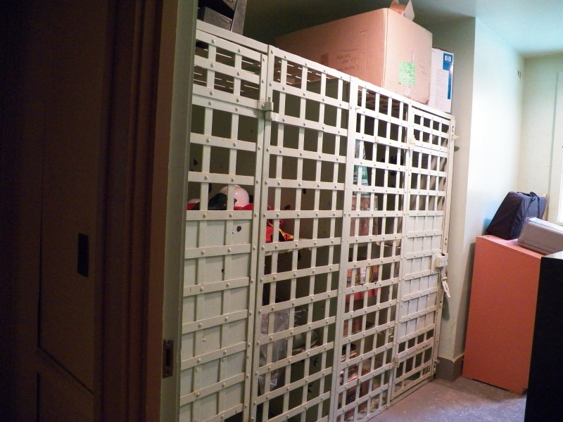 The Ocean Falls jail, now used for storage.