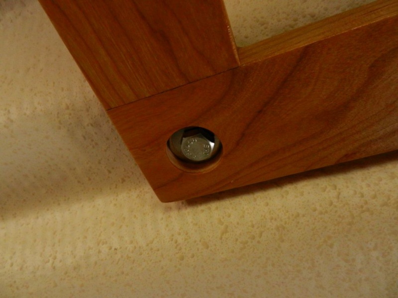 The ONLY attachments to the boat are the existing handrail bolts.
