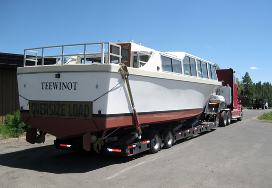 The other cruise boat arrived late today
