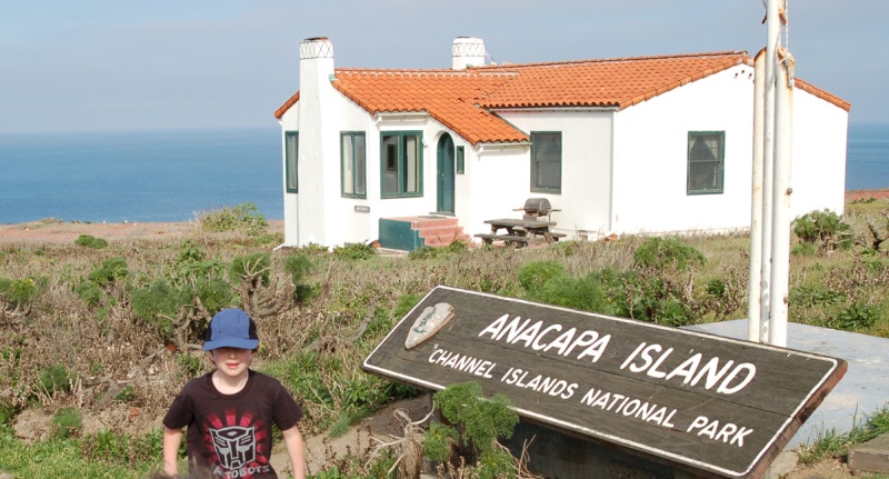 The Ranger's house.  He was happy to see us -- they serve one week on one week off.  And not many visitors this winter.