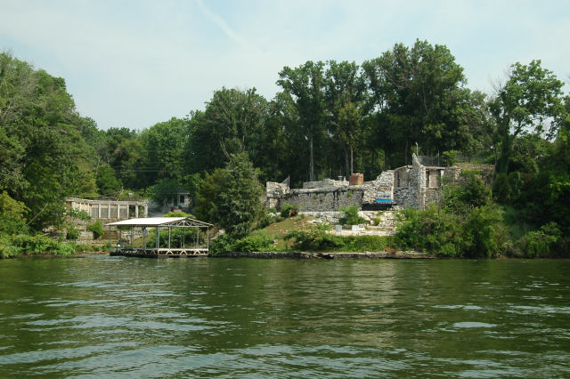 The remains of the Johnny Cash/June Carter home