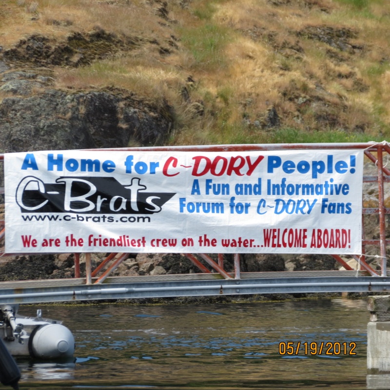 The sign says it all!
