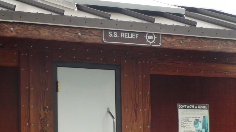 The \"SS Relief\" on Lake Shasta.