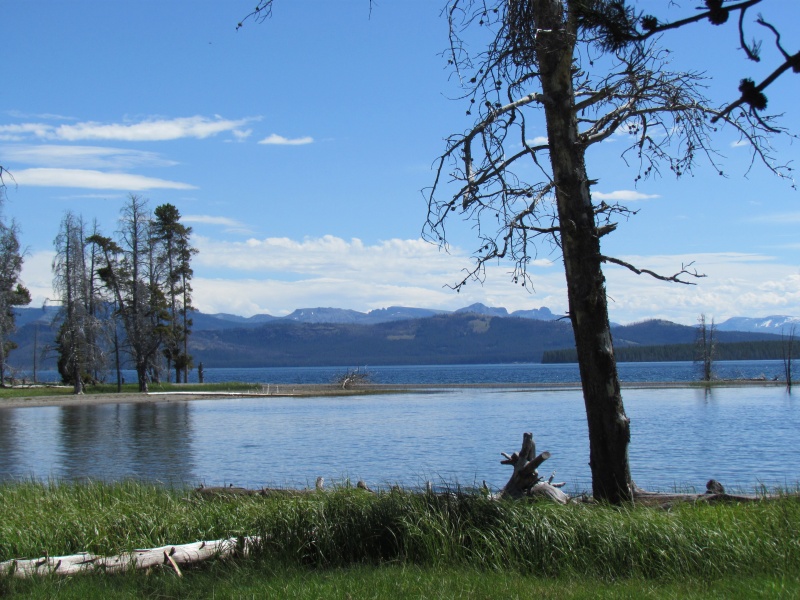 The view from the eagle bay campsite
