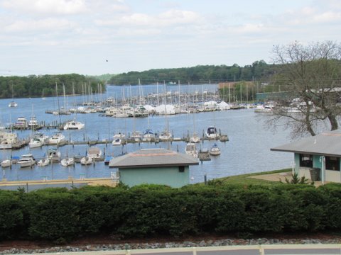 The view from the Kitty Knight House of the Sassafras River