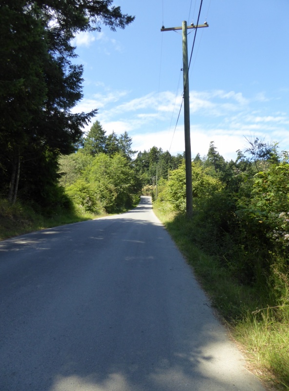 ...then go up the hill and then another right!