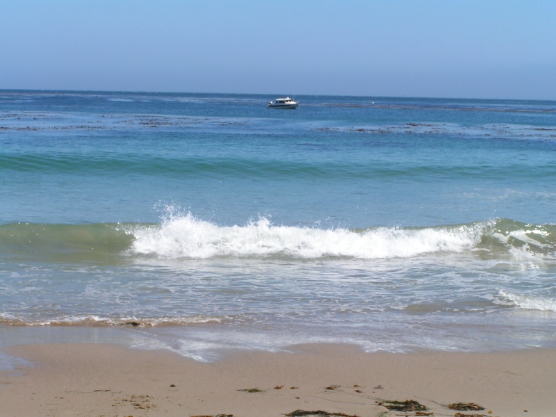 There we are, anchored peacefully offshore, no idea what's about to happen hours later.
