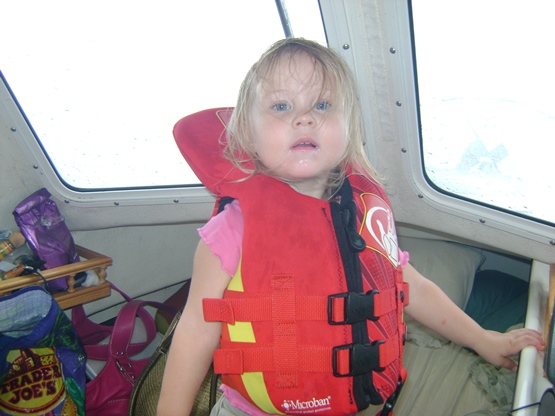 Thessaly enjoying the ride