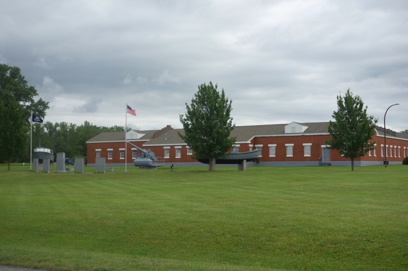 This huge building, now a muesem, was the brig when the area housed a huge training base