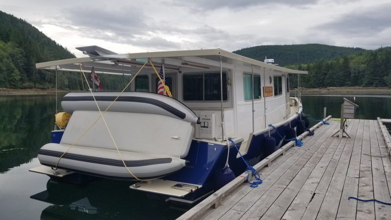 This is a very unique all-electric boat. Met the owner and had a chat.