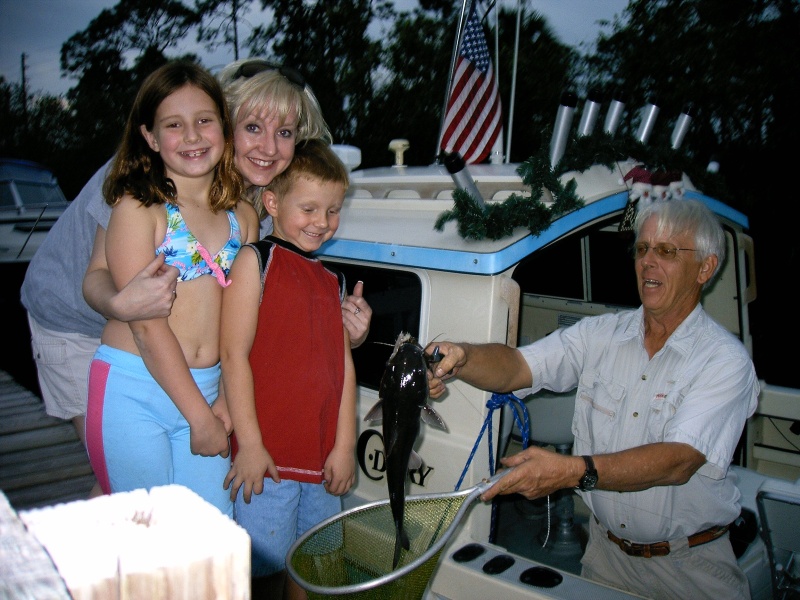 This is what a C-Dory is all about. Nicholas caught his first "Big" fish and it was almost as big as his eyes.