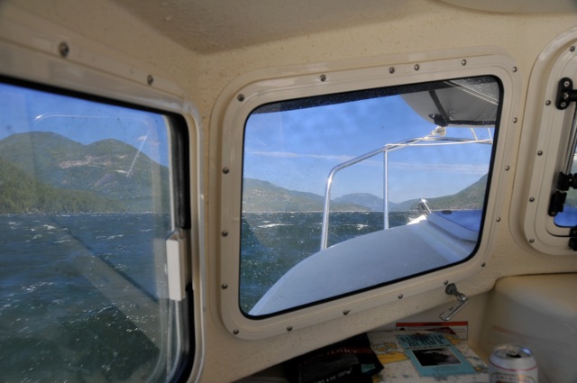 This is when your tender becomes a sail...