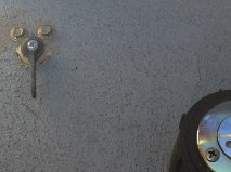 \"This N That\" - Master mechanical fuel switch for port, starboard, and main fuel tanks.