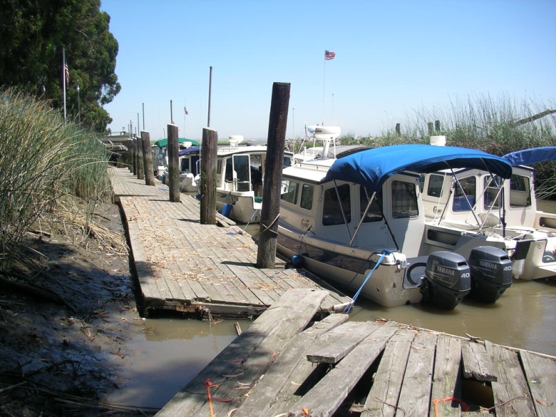 This winter was a little hard on the docks.