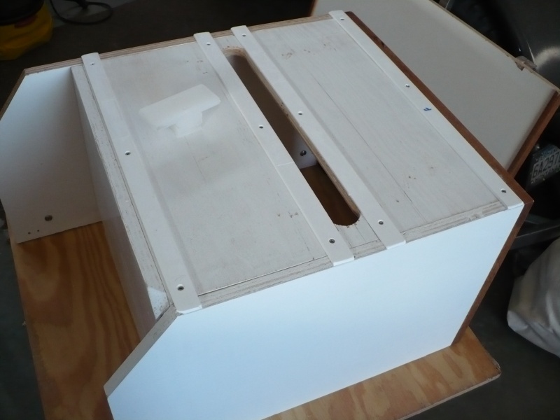 This worked really well. Everything mounted up in the boat perfect and this simple design does the job without complex hardware.