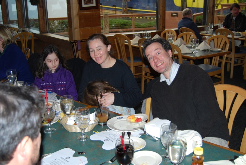 Tim and family.  One shy, one not so shy...