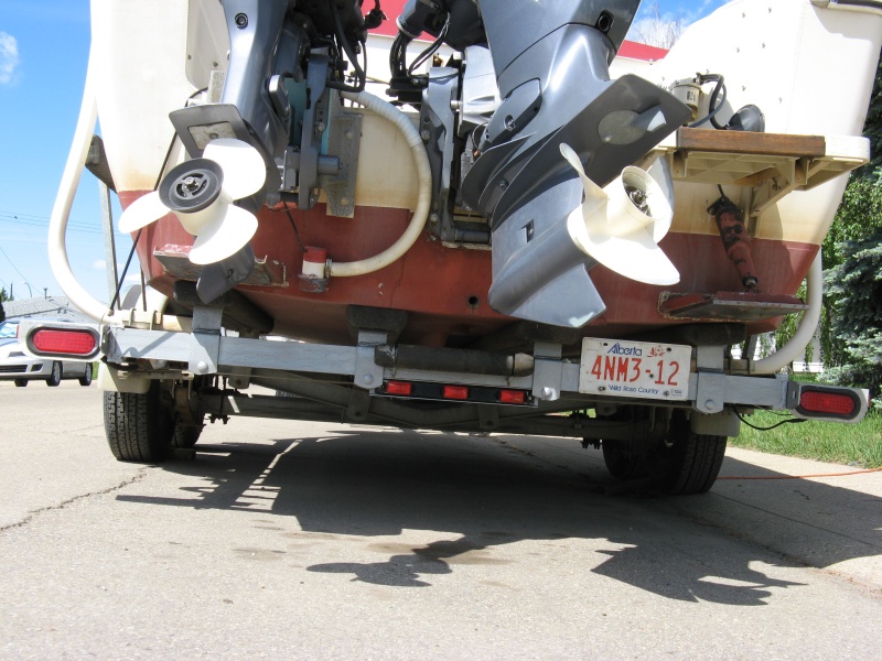 Tired of scrapping pavement with the back cross member so replaced it with a straight across channel on my Pacific trailer