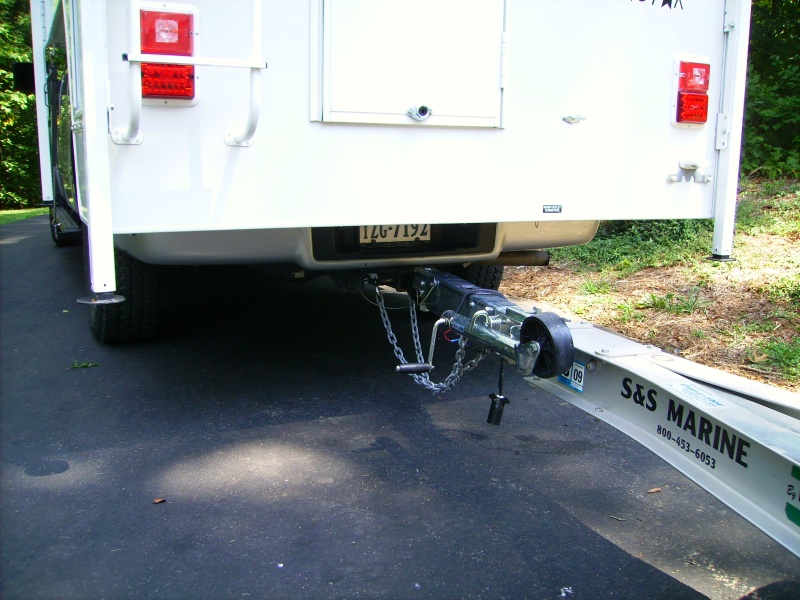 Titan Ultra 70 actuator on a Loadmaster aluminum trailer.
