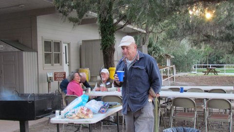 Tom from the boat Out 2 C who along with his wife Joyce organized the gathering.