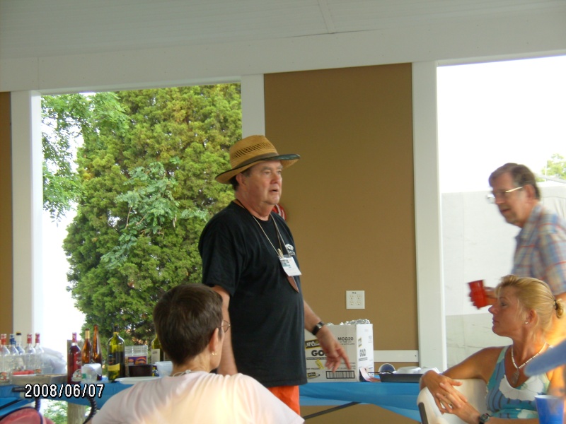 Tom giving out instructions..