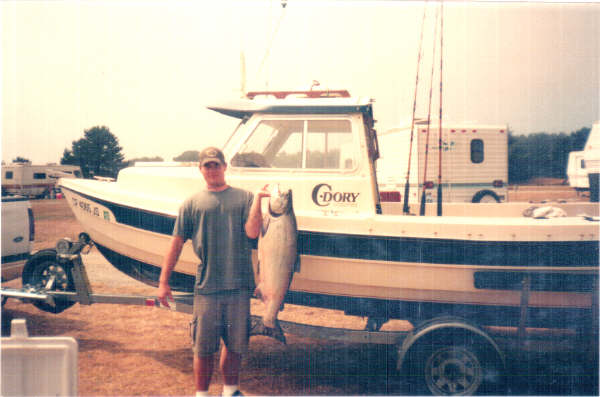 Tony with a nice Chinook taken out of Crescent City