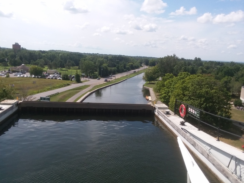 Top of Kirkfield tub lock, Trent Severn