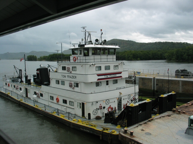 Tow boat Tom Frazier