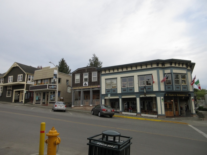 Town of Friday Harbor on Saturday Morning