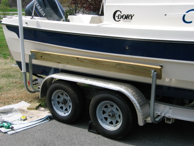Trailer side bunks - 2" x 6" x 7'