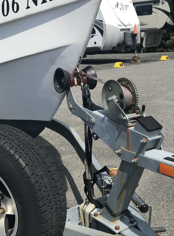 Trailer winch