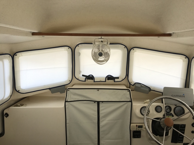 Translucent window covers for all windows.