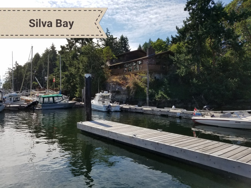 Traveled to Silva Bay to prepare for crossing the Strait of Georgia at dawn.