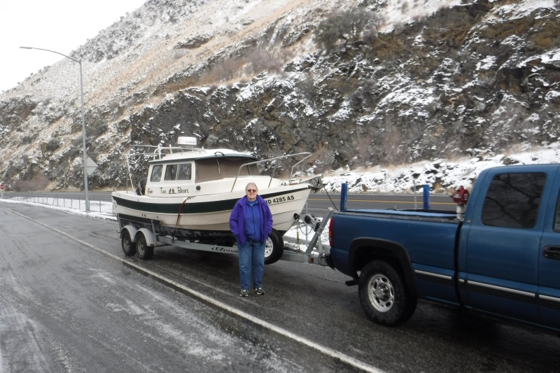Traveling some interesting roads
We love the Electric over hydraulic brakes which allow you to reach down and apply trailer brakes without applying truck brakes.  Also, you can adjust the amount of break action from hard stop = skidding & smoking tires to just a bit of bite.