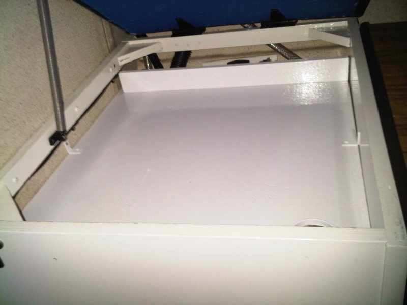 \"Tray\" to keep stuff in place.