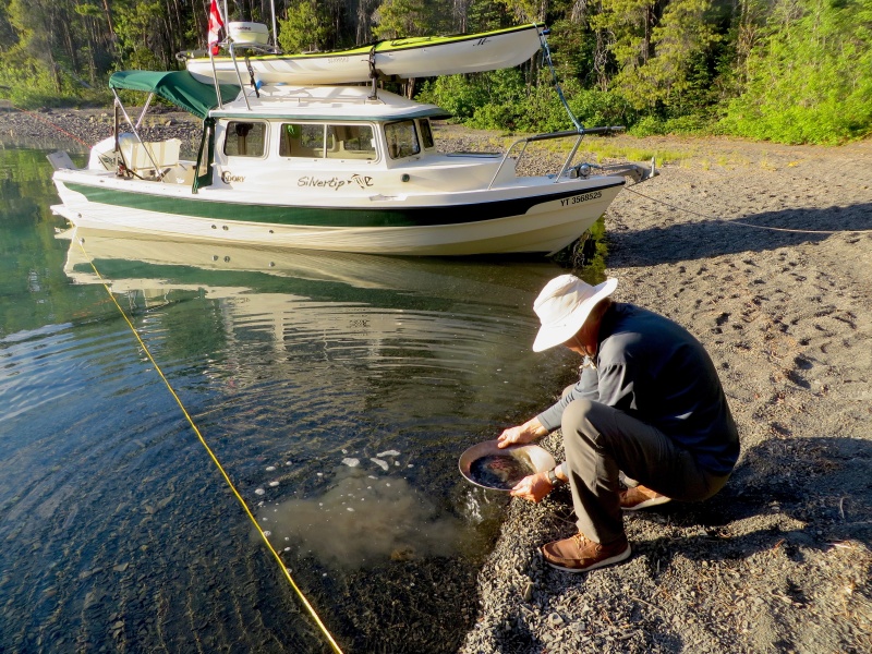Trying to pay for the boat.