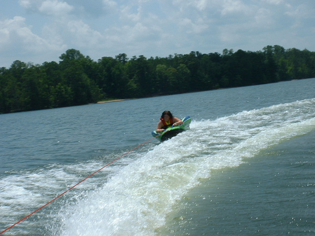 Tubing on Lake Martin