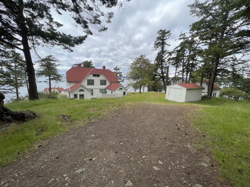 Turn Point Light Station view as you first come upon it via the trail