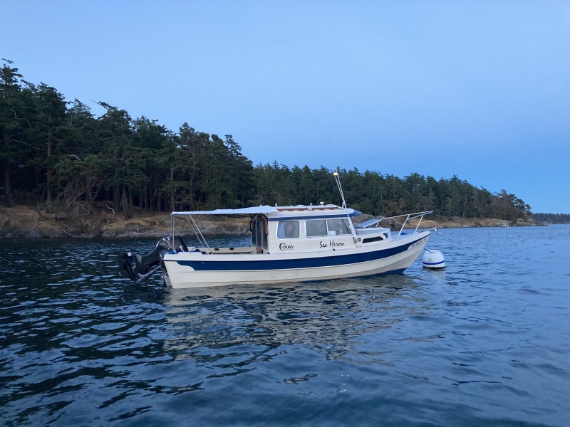 twilight time at anchor