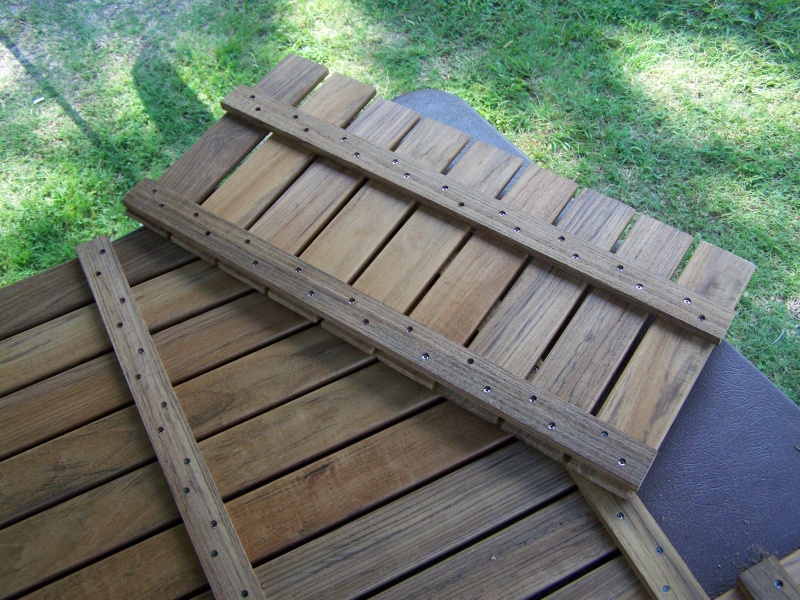 Underneath Teak Closeup