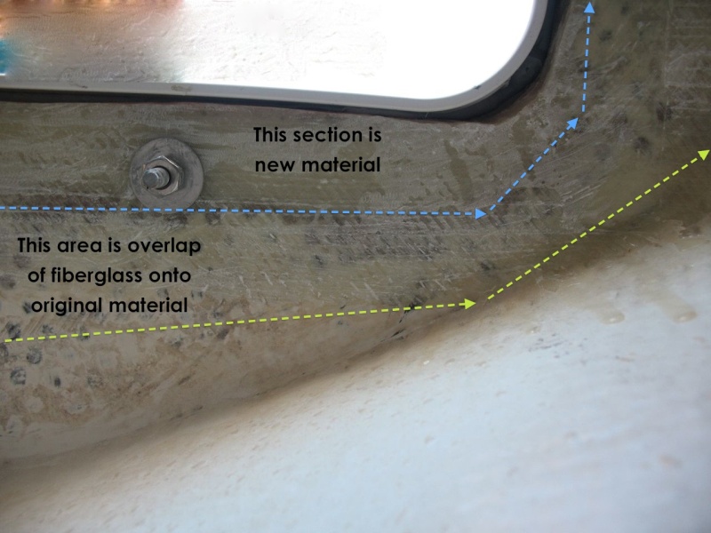 Underside, annotated.