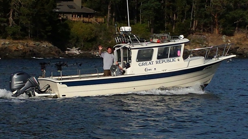 Underway At Obstruction Pass.  Thanks Susan E!